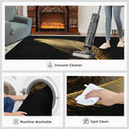 Golden Feathers Rugs for Bedroom - Image 7