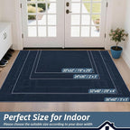 BEQHAUSE Door Mat 24" x 36", Non-Slip Door Mats Indoor Entryway Rugs Washable - Image 2