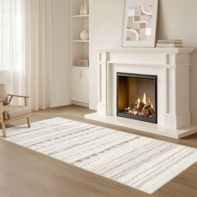 Nakagishi Runner Rug Kitchen Washable Rugs: 2x6 Non-Slip Boho Soft Modern Stain - Image 8
