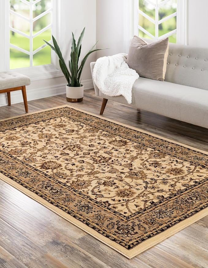 Unique Loom Sialk Hill Collection Area Rug - Image 3