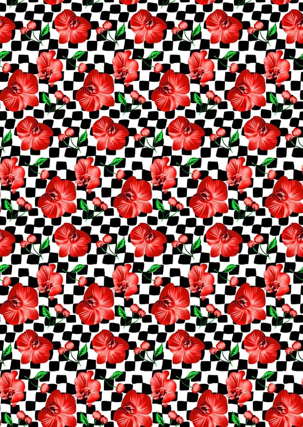 Black and White Checkerboard Pattern - Image 2