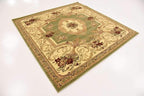 Unique Loom Versailles Collection Traditional Classic Floral Motif Area Rug - Image 4