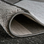 Rugshop Modern Geometric Gray Area Rug, Fade-Resistant Carpet - Image 5