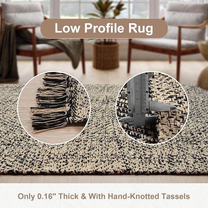 Collive Washable Area Rug 3x5, Modern Woven Kitchen Rugs - Image 5