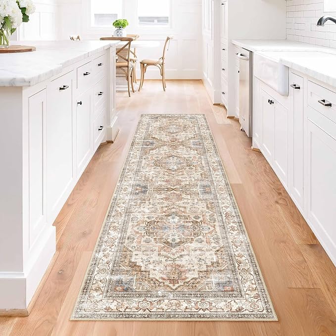 Enkor Runner Rugs for Hallway, 2x8 Washable Soft Non Slip Floor Rugs for Kitchen - Image 6