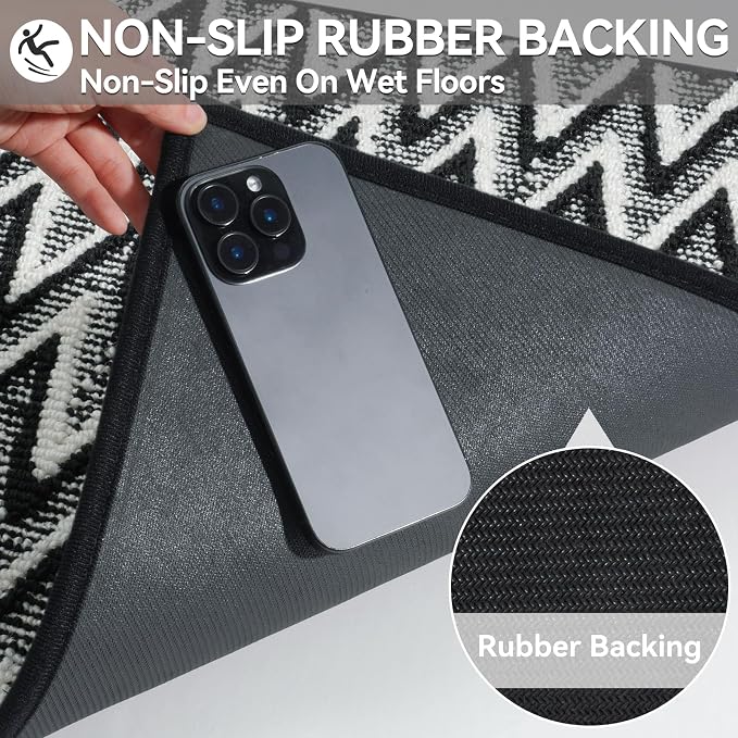 Indoor Door Mat 17x30, Dirt Resistant & Absorbent Doormat - Image 5
