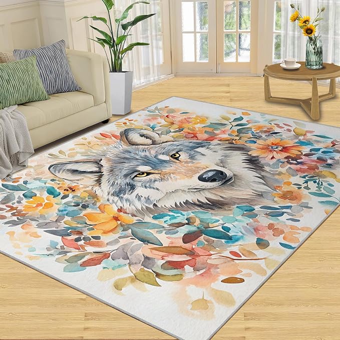 4x6 Wolf Cafe Rug - Image 3