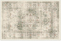 RUGGABLE Washable Vintage Area Rug – Sarrah Sage 2x3, Stain-Resistant, Non-Slip by RUGGABLE