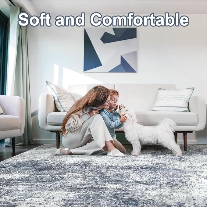 Washable Area Rugs for Living Room 9x12 - Image 3