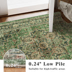 9x12 Large Area Rugs for Living Room Ultra-Soft Washable Rug Vintage Distressed - Image 5