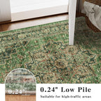 5x7 Area Rugs for Living Room Ultra-Soft Washable Rug Vintage Distressed Boho - Image 5