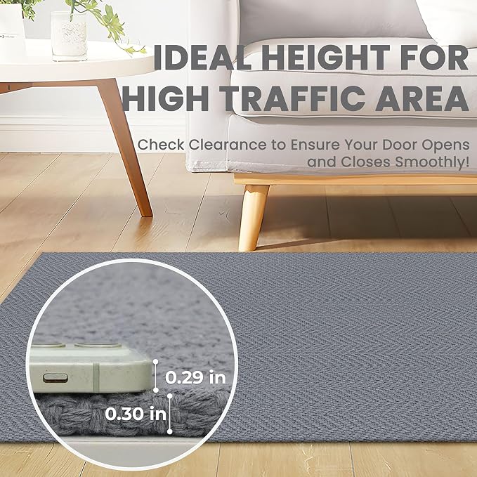 Small Area Rugs 2x3 Ft Washable Rugs - Image 2