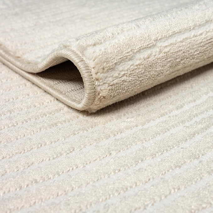 Abani Neutral Beige Area Rug 9' x 12' - Image 7