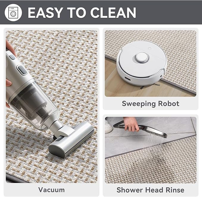 Door Mat Entrance 24"x35", Dirt Resistant and Absorbent, Non-Slip Rubber - Image 5