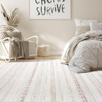 Nakagishi 8x10 Area Rugs Living Room: Washable Boho Large Neutral Soft - Image 6