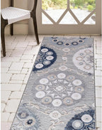 CAMILSON Runner Outdoor Rugs Oriental Retro Traditional Floral Medallion Area - Image 3