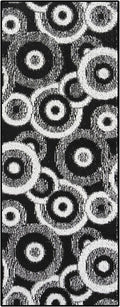 Custom Size Long Black Hallway Runner Rug | Cut to Length 2'3" x 19' | Non-Slip by RemnazHomeDecor