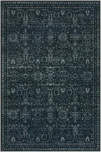 Lahome Washable Black Living Room Rug 6x9, Boho Dining Room Rugs - Image 9