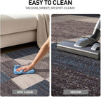 Rugshop Contemporary Blue Geometric Boxes Non-Slip Area Rug Non-Shedding - Image 8