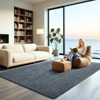 HQAYW 4x6 Area Rugs for Living Room Bedroom, Modern Thickened Memory Foam Soft - Image 3