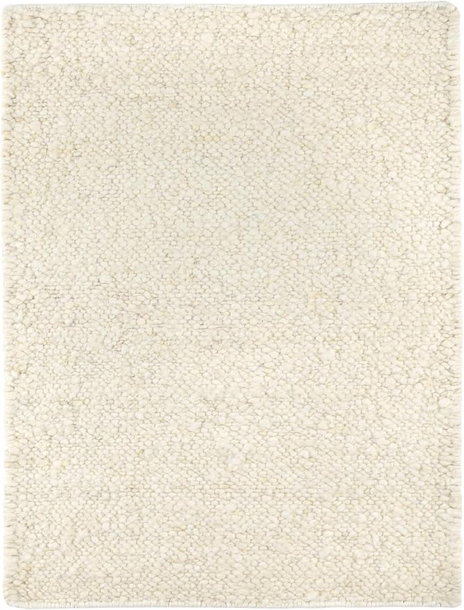 Dash & Albert Holmstead Ivory Handwoven Wool Rug, Runner-2.5 X 8 Feet, Ivory by DashAlbert