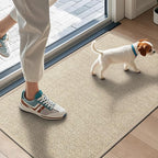 LEKEEPGO Door Mat 17"x29", Non Slip Door Mat Indoor Entrance, Rubber Backing by LEKEEPGO
