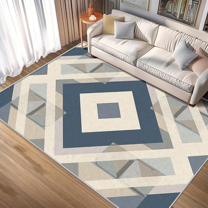 Geometric Rug, Washable 3x4 Rug - Image 2