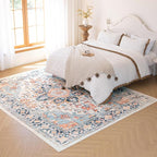 VK VK·LIVING Machine Washable Rug 4'x6' Vintage Design Washable Area Rugs - Image 6