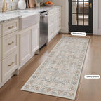 Bavni 2'6''x6 Rug Runners for Hallways, Washable Runner Rug Non Slip, Vintage - Image 8