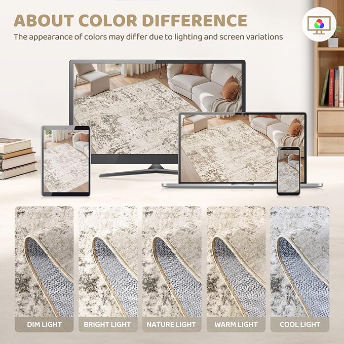 6x9 Area Rug Living Room Rugs - Image 5