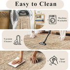 2.6x8 Runner Rug for Hallways Vintage Distressed Non Slip Long Carpet Floral - Image 7
