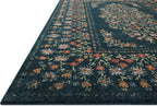 Loloi Rifle Paper Co. Laurel Collection LAU-02 Navy 2'-8" x 8' Runner Rug - Image 3