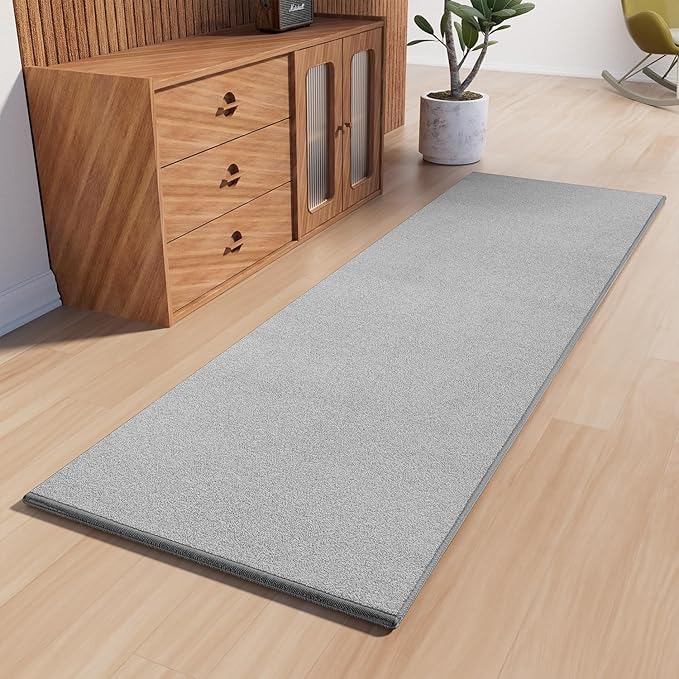 Runner Rug with Non Slip Rubber Backing, Washable Soft Floor Carpet by AREDO