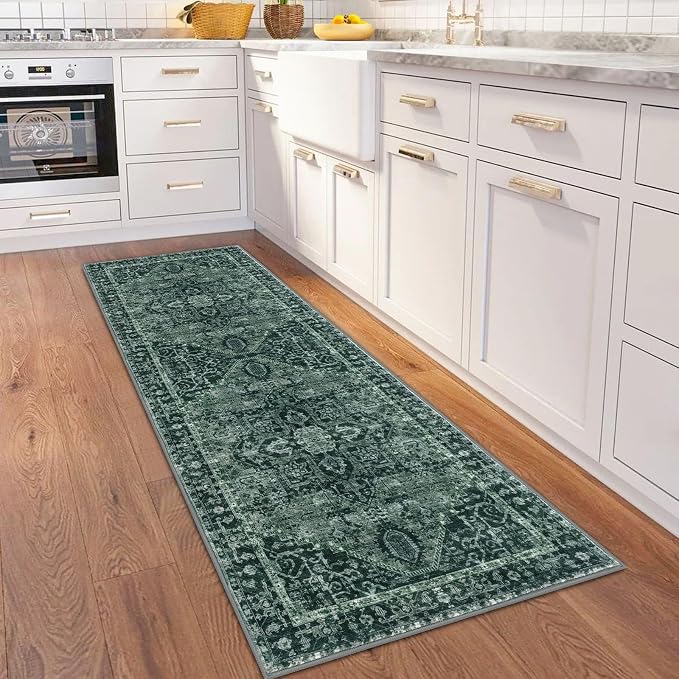 KOZYFLY Runners for Hallways 2x6 Ft Washable Kitchen Runner Rug Boho Runner Rug - Image 2