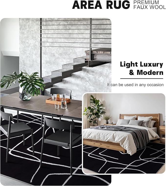 YIHOUSE Modern Washable Area Rug - Image 7