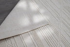 CAMILSON Micro Loop Rug 5x7 Modern Luxury Geometric Pattern Area Rugs Soft High - Image 7
