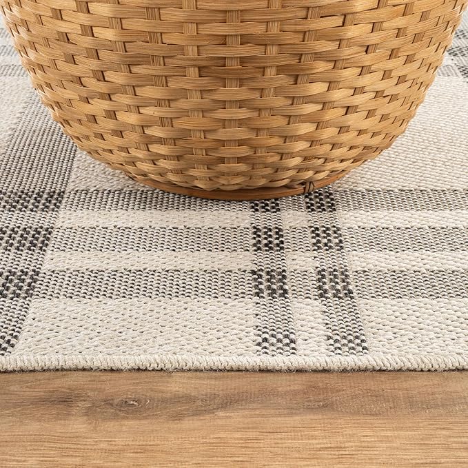 CAMILSON Easy Jute Rug 2x7, Indoor and Outdoor Off-White Runner Rug - Image 8