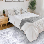 COMSLE 4x6 Rugs for Living Room Washable Area Rugs for Bedroom Faux Wool - Image 7