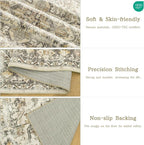 zesthome 6x9 Area Rug, Super Soft Washable Rugs - Image 4