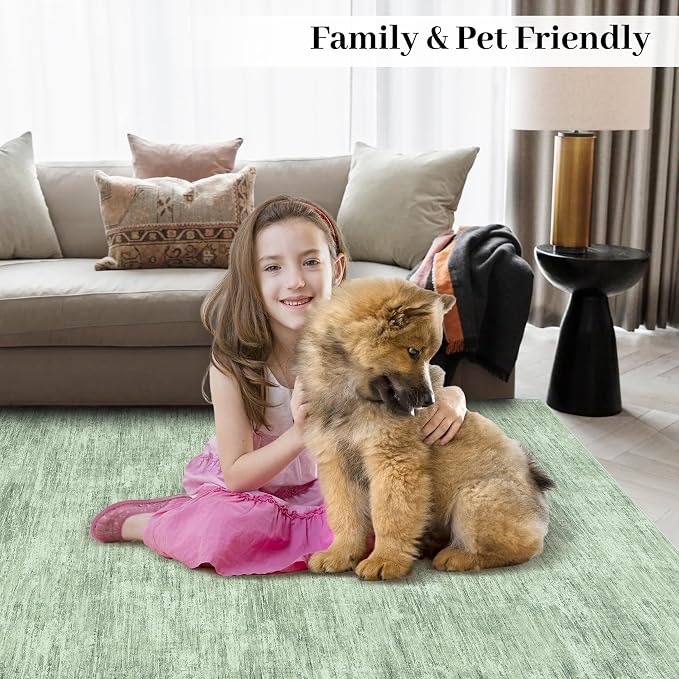 RUGSREAL Washable Rug 10x13 for Living Room Christmas Modern Abstract Area Rug - Image 4