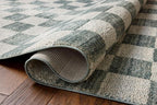 Loloi Chris Loves Julia Calvin Collection CLV-01 Blue/Ivory 2'-3" x 3'-10" - Image 4