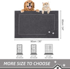 BEQHAUSE Dog Door Mat for Muddy Paws 24"x36" Dirt Trapper Absorbent Doormat Non - Image 2