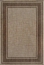 Beverly Rug Outdoor Rug 5x7 Modern Bordered Area Rugs - Image 2
