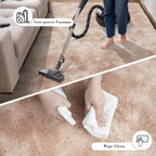 Fluffy Rug Shaggy Area Rug, Mottling Beige 3x5 Area Rugs - Image 7