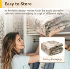 Washable Area Rugs 2'x10' Non-Slip Modern Abstract Soft - Image 9