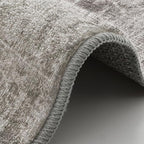 LUMI 4x6 Washable Area Rug for Living Room, Ultra Soft Modern Neutral Grey Rugs - Image 6