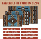 YHSF South West Native American Area Rug C318 - Image 4