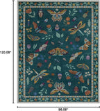 Lahome Insect Washable Rugs 8x10, Soft 8x10 Area Rugs - Image 2