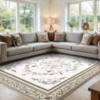 SOULFUL Medium Pile 8x10 Rugs for Living Room by SOULFUL