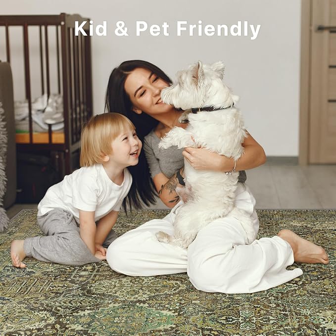 2x3 Entrance Rug Machine Washable Rug Small Door Mat, Ultra-Thin Low Pile Pad - Image 9